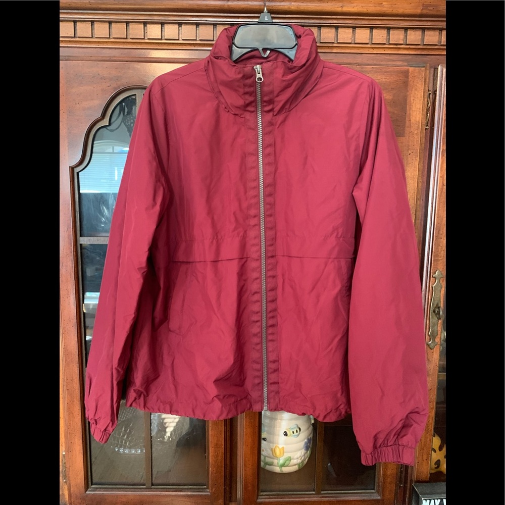 Athletic Works Boys Windbreaker Jacket Red Size